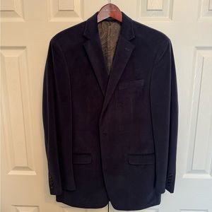 Ralph Lauren velvet blazer in navy blue 40L